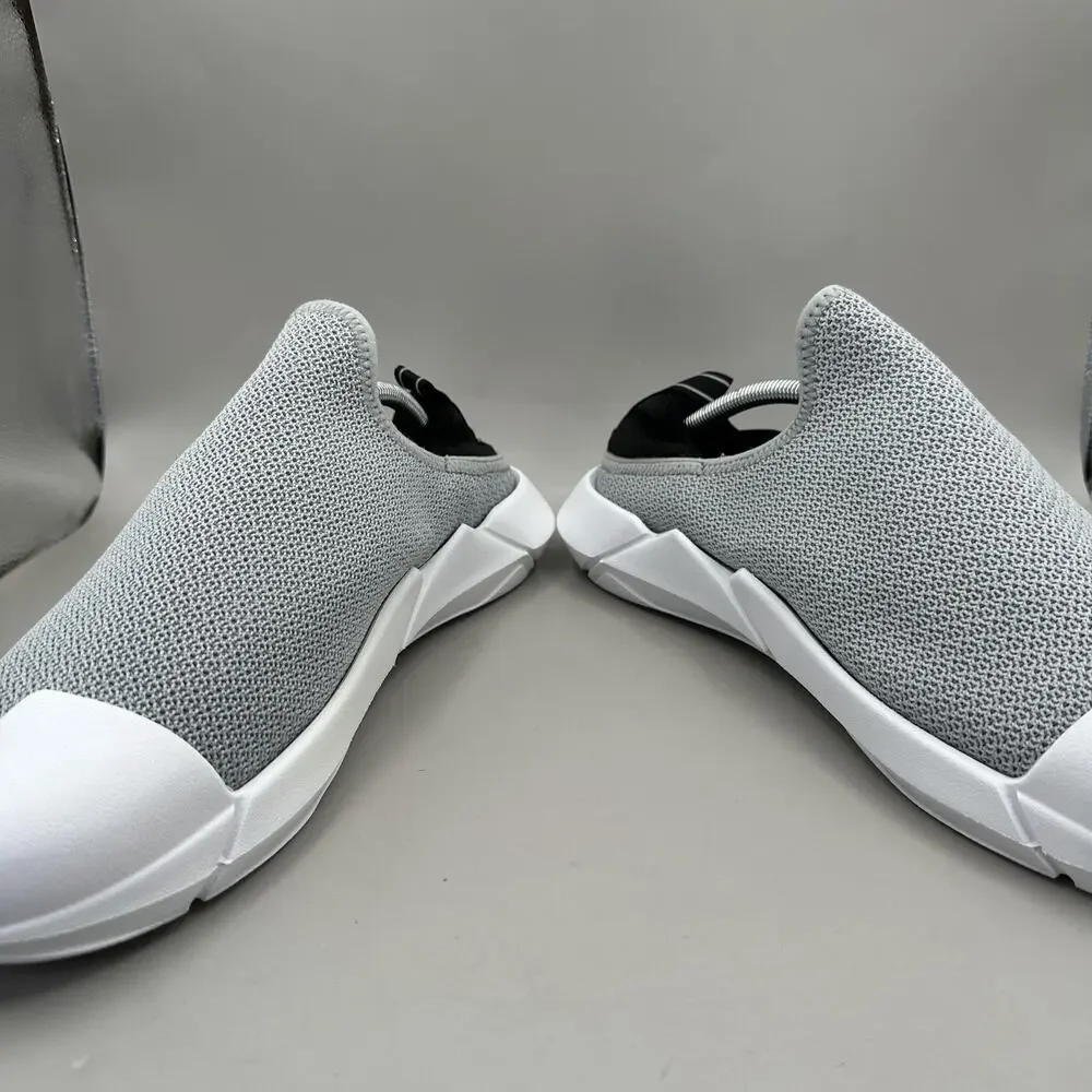 MUVEZ Dual Sole Slippers Shoes Mens Size 13 Gray Mesh Slip On Mule Comfort